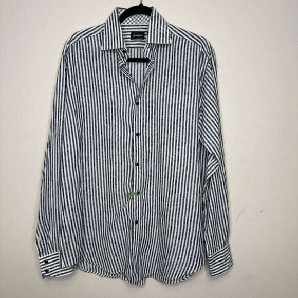 Neiman Marcus Lot Bundle 100% Cotton Button Down Shirt  Size L Made in India - Picture 10 of 16